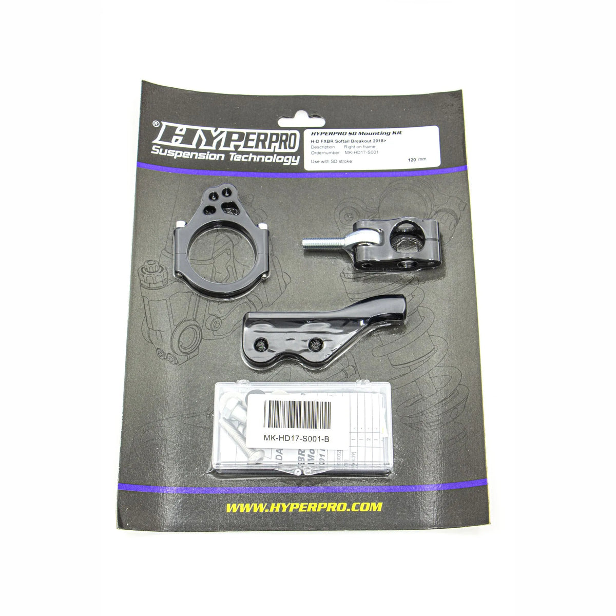 HYPERPRO SD Monteringkit Svart HD FXBR Softail Breakout 2018 - PE04140604 bild 1 PMIMAGE:26AB6D193CD9C14B6883