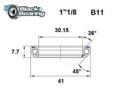 BLACK BEARING Headset Lager HB 30.15X41X7.7MM 36°/45° - PE04100384 bild 1 PMIMAGE:9A8A9F3EE7F361B7618B