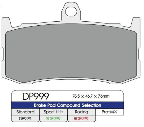DP BRAKES RDP Race Bromsbelägg X-Race Titanium - PE17212570 bild 1 PMIMAGE:CA6BE8F987379681EC54