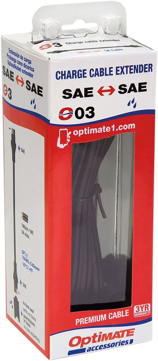 TECMATE OptiMate™ förlängningskabel 6' SAE - PE38070163 bild 2 PMIMAGE:B08C90E5AF48B74F553C