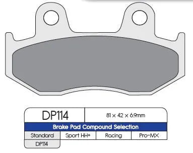 DP BRAKES Standard Sintered Metal Bromsbelägg - PE17210941 bild 1 PMIMAGE:50843635D357A55915DA