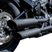S&S CYCLE Slash-Cut Slip-On Ljuddämpare M8 Softail Svart - PE18011474 bild 2 PMIMAGE:9524FF79DD932B58E233
