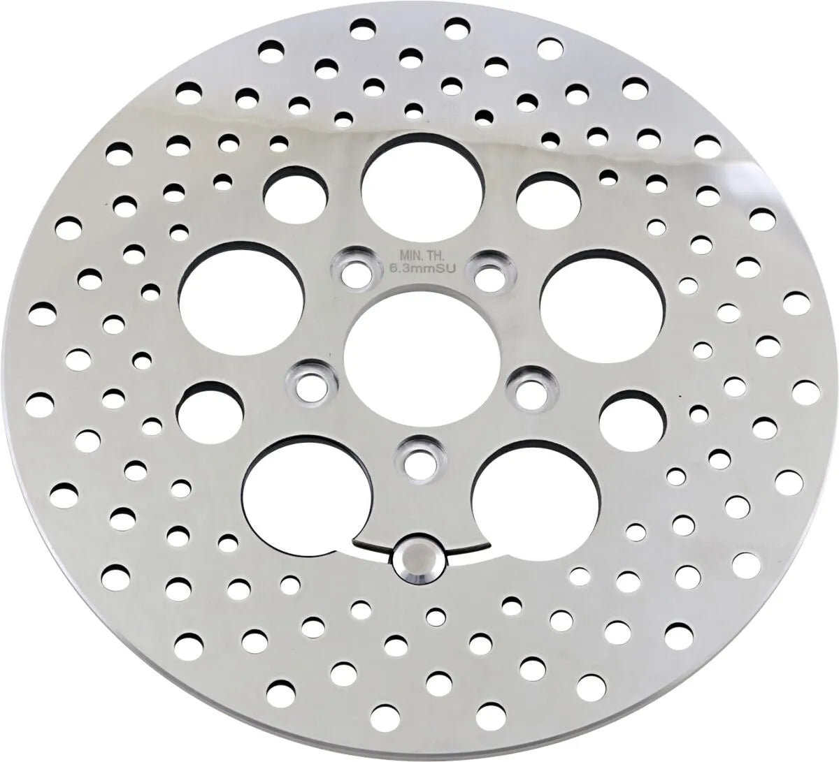 Drag Specialties Polished Stainless Steel Drilled Brake Rotor Bromsskivor street - PE17101062 bild 1 PMIMAGE:362EF010C90B057F86B9