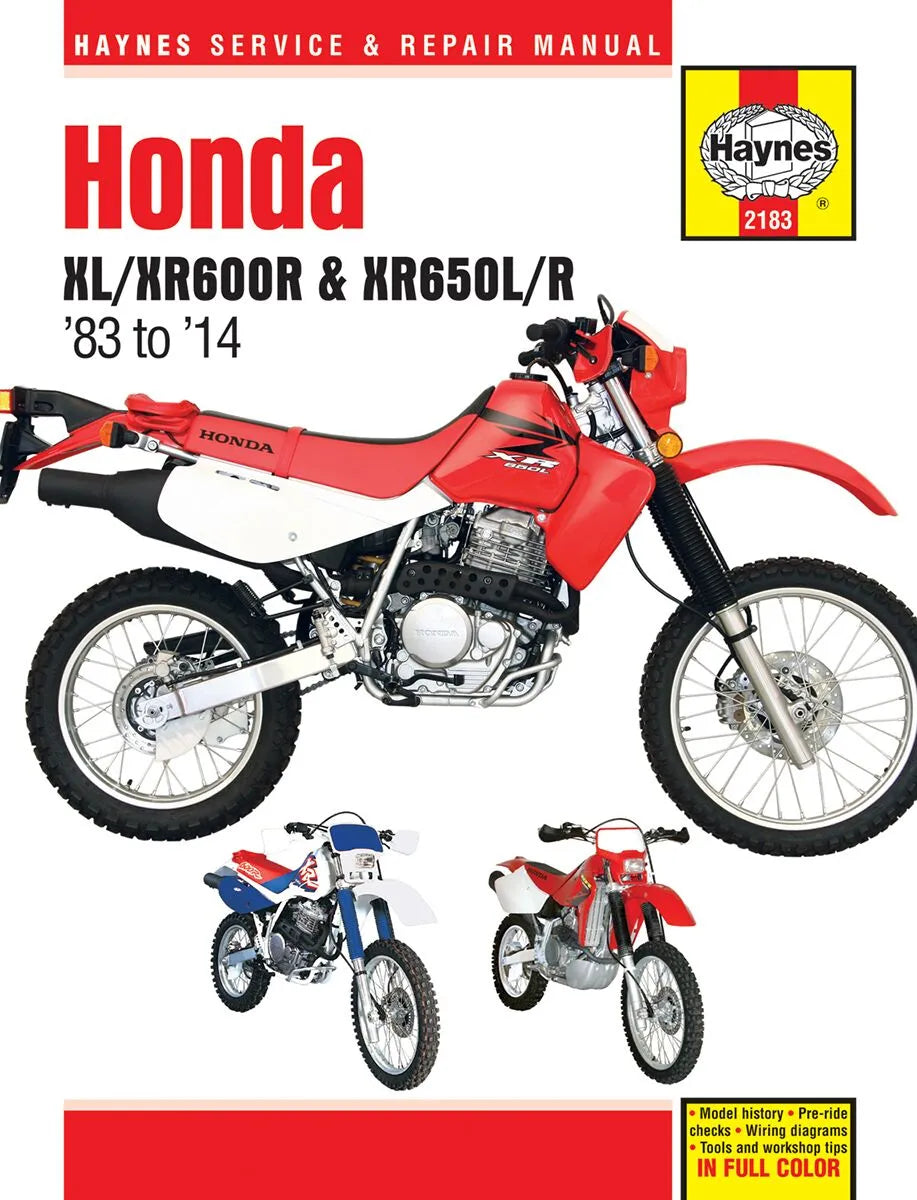 HAYNES Reparationsmanual för Honda XL600R/XR600R - PEHM2183 bild 1 PMIMAGE:B97AA94B425FF16CBD14