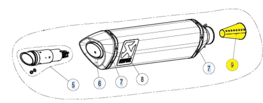 AKRAPOVIC Konisk Insert i Rostfritt Stål - PE18602515 bild 1 PMIMAGE:02F5E1D57C2DED91DC87