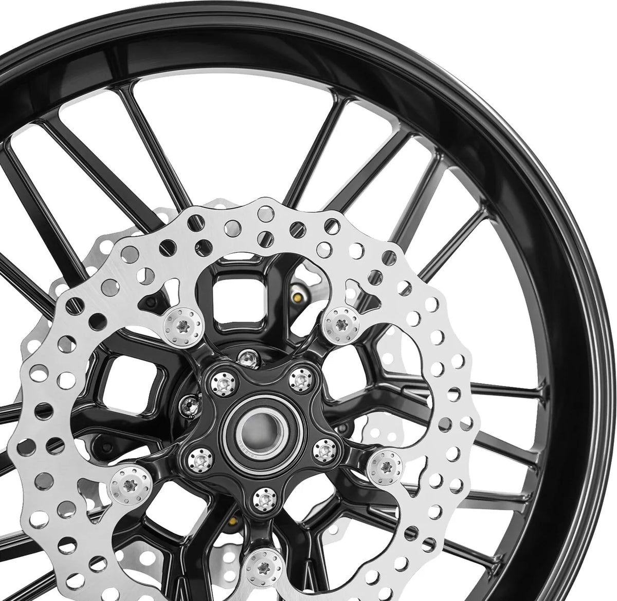 Arlen Ness Spider Rotor Bromsskivor street – Fram / 300 mm (11,8") / Svart/Chrome - PE17104702 bild 2 PMIMAGE:9DC22CE3EADC90ECEE39