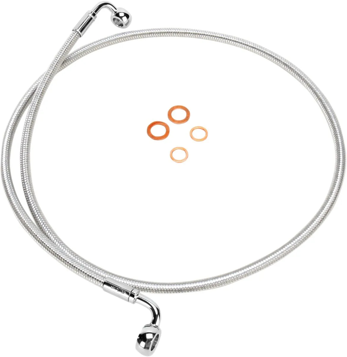 Magnum Shielding E-Z Align Braided Single Disc Front Brake Line Bromsslangar rostfritt stål - PE17413299 bild 1 PMIMAGE:B6D7A842D43636B2F7AB