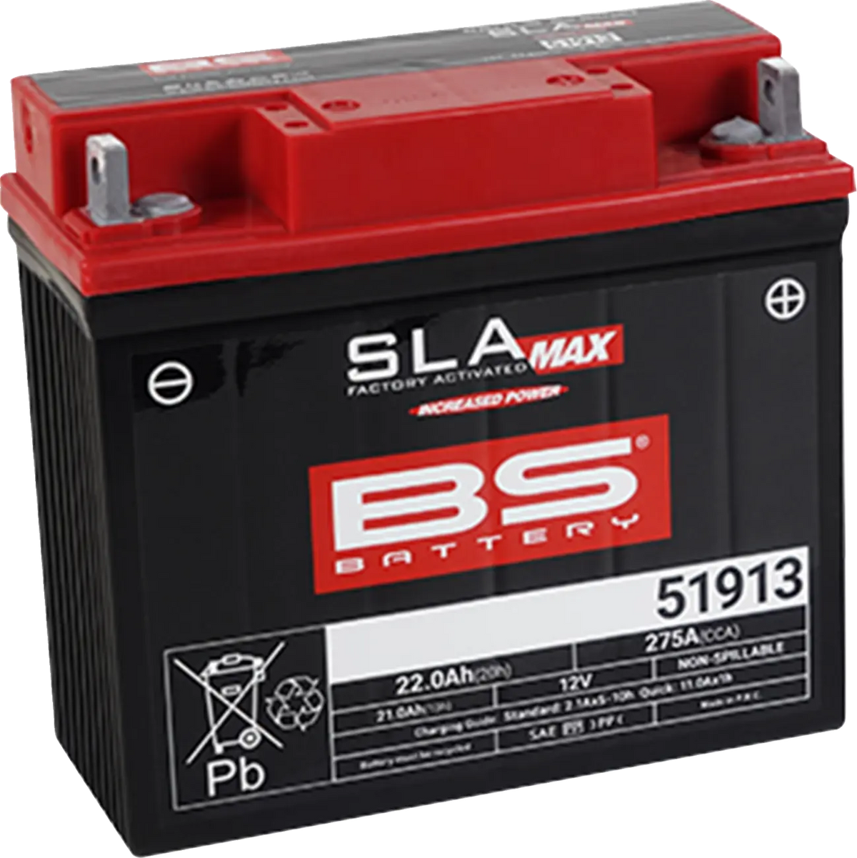 BS BATTERY SLA MAX AGM Underhållsfritt Batteri - PE21130616 bild 1 PMIMAGE:4BC33A8C0FB5B1AA276D