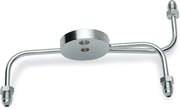 Drag Specialties Chrome Steel Front Brake Tee with Fittings for Dual-Disc Applications Tillbehör bromsledningar - PE17420049 bild 1 PMIMAGE:37ECEFB7059BE545EDA9