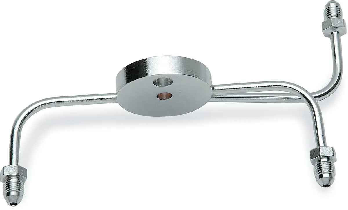 Drag Specialties Chrome Steel Front Brake Tee with Fittings for Dual-Disc Applications Tillbehör bromsledningar - PE17420049 bild 1 PMIMAGE:37ECEFB7059BE545EDA9