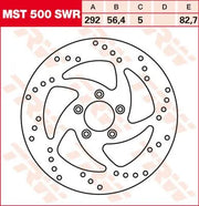 Trw Round Fixed Brake Rotor Swing Design Bromsskivor street - PE17102231 bild 1 PMIMAGE:CD4821BBA3BA0458B983
