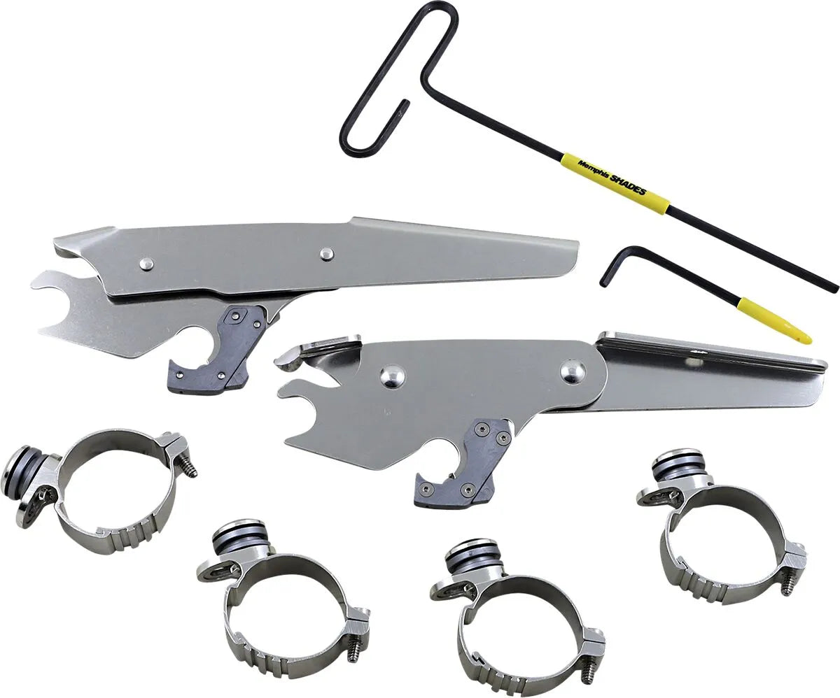 Memphis Shades Hd Batwing Fairing Trigger-Lock Mounting Kit Fästdelar & kit för vindrutor - PE23200271 bild 1 PMIMAGE:5FEC9AC509897D04242F