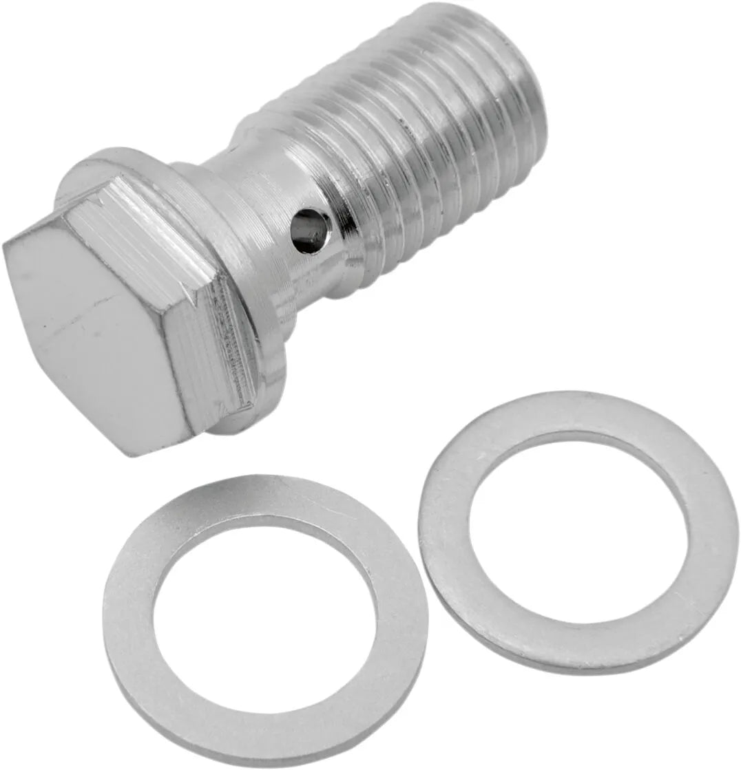 Drag Specialties Universal Chrome Steel Banjo Bolt Tillbehör bromsledningar - PE17420119 bild 1 PMIMAGE:FCACF771FD5C347B4592