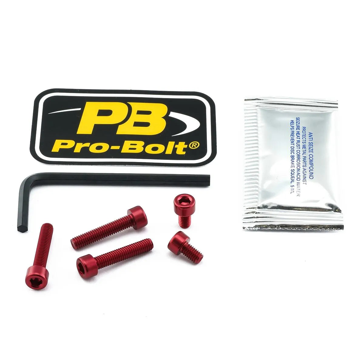 PRO BOLT Bultkit till bensintank i aluminium röd - PE07040078 bild 1 PMIMAGE:D38B8D2E3C10A734103E