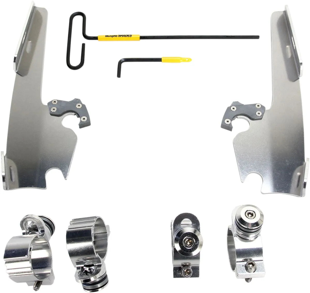 Memphis Shades Hd Fats/Slim Windshield Trigger-Lock Complete Mount Kit Fästdelar & kit för vindrutor - PE23200152 bild 1 PMIMAGE:113A34E32FC70F254F63