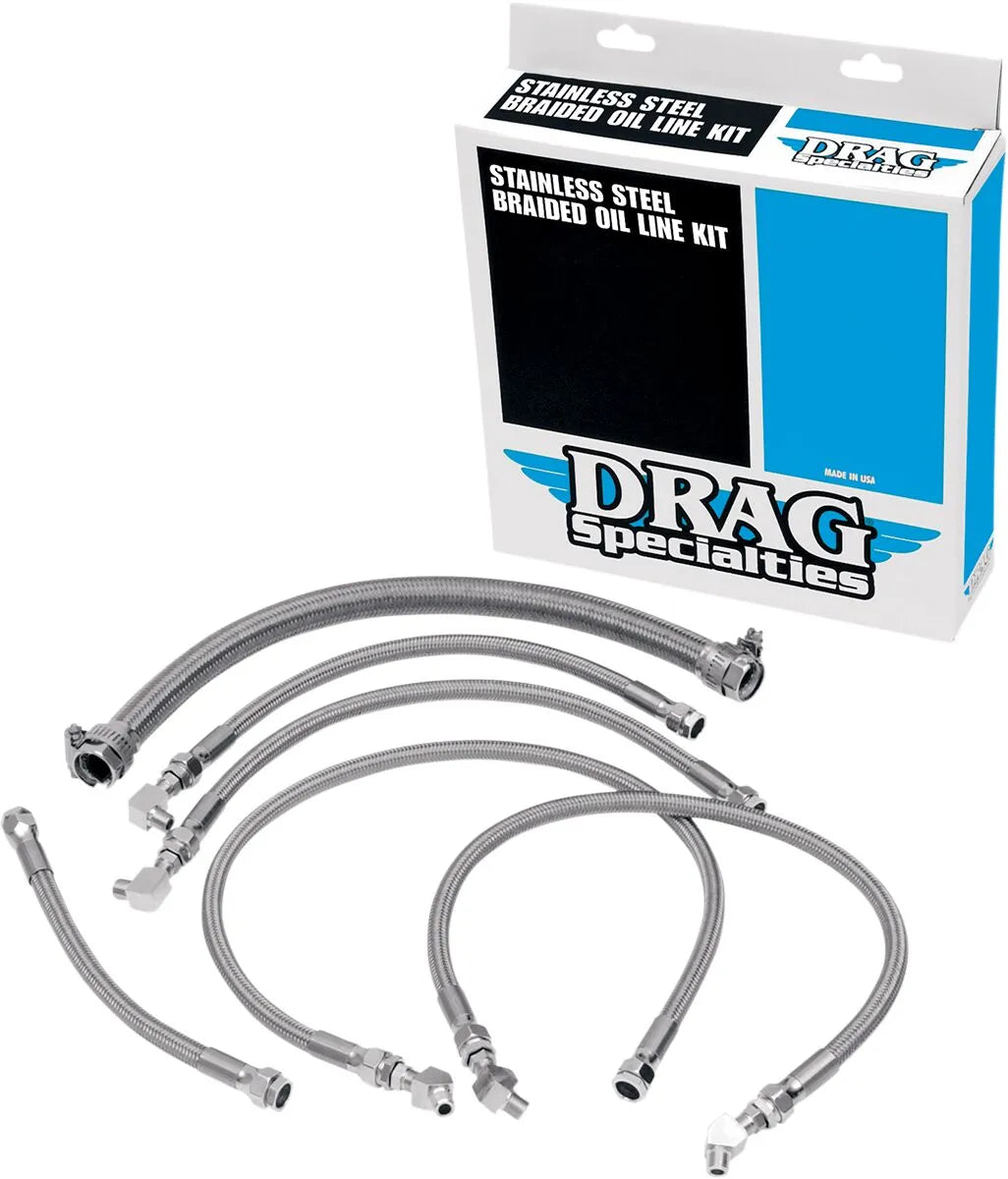 Drag Specialties Stainless Steel Braided Oil Line Kit Oljelinor - PE07110035 bild 1 PMIMAGE:202DEE949D73F07D524C