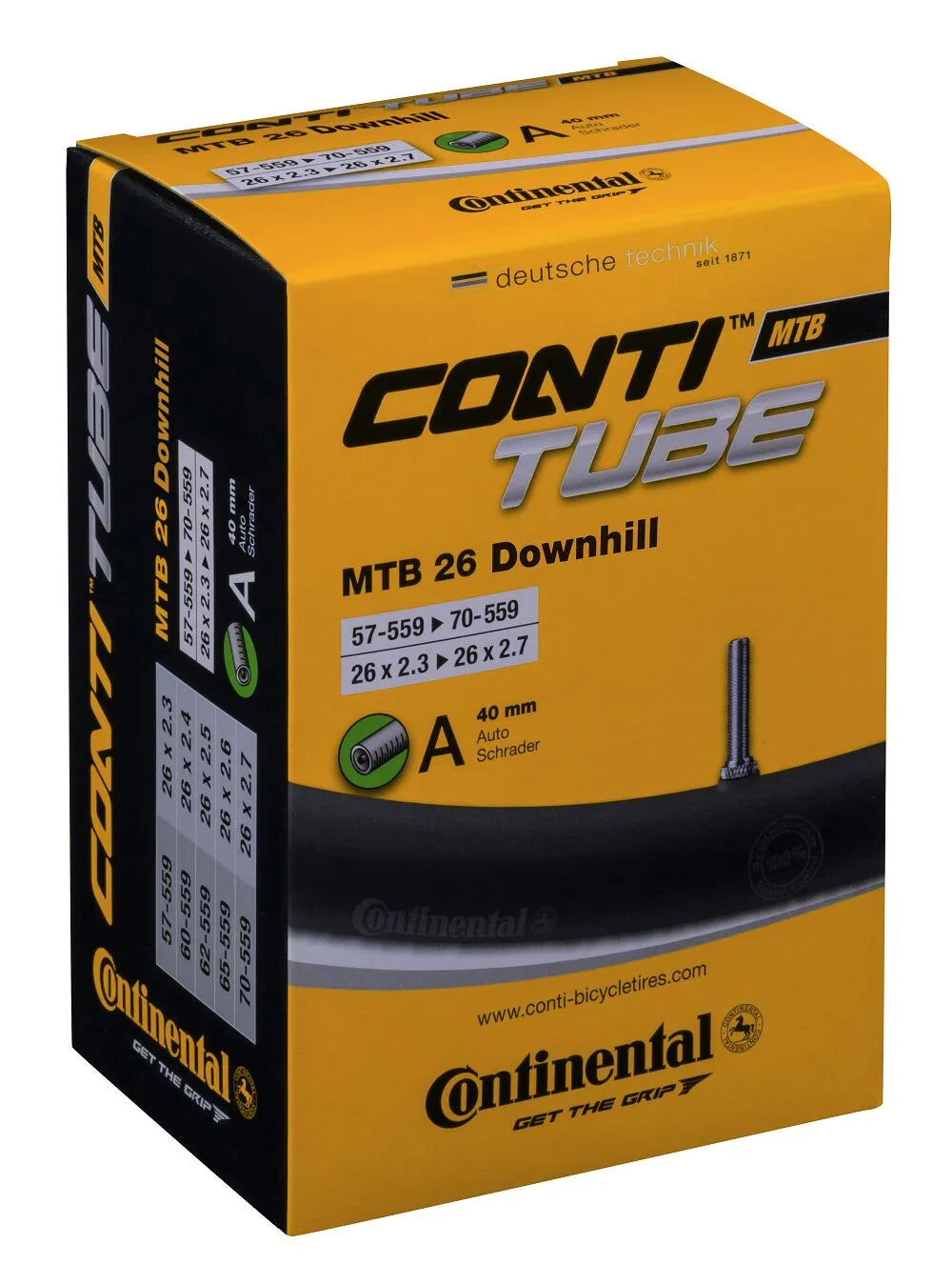 CONTINENTAL ContiTube MTB-slang 26" 57-559 till 70-559 - PE03560021 bild 1 PMIMAGE:FF4396C6133AD6214AAA