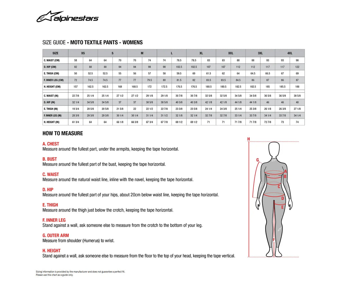 Alpinestars (Road) Stella Andes Air Drystar® Byxa textil dam - PE28230403 bild 3 PMIMAGE:FE00832299B049455A4C