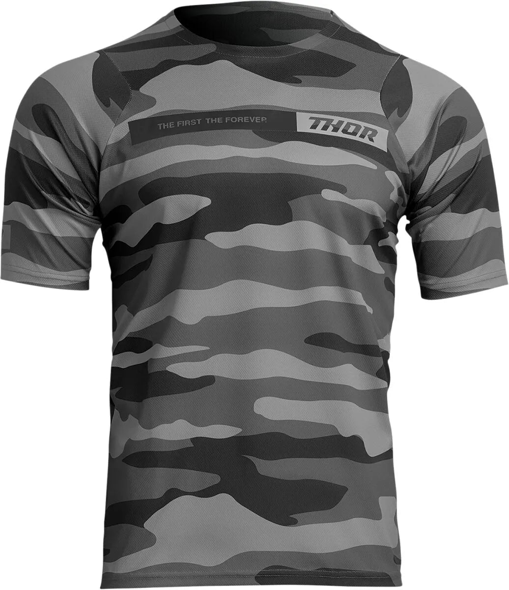 THOR Assist Kortärmad Jersey Camo Grå XS - PE50200025 bild 1 PMIMAGE:040A283906FBB8217587