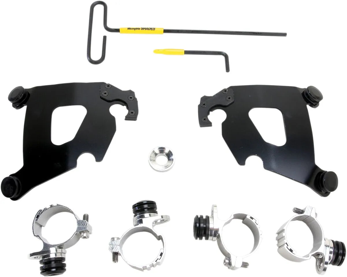 Memphis Shades Hd Batwing Fairing Trigger-Lock Mounting Kit Fästdelar & kit för vindrutor - PE23200162 bild 1 PMIMAGE:01FF42089A24F2FCF834