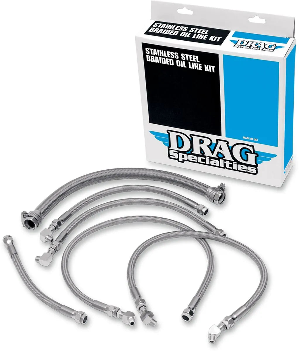 Drag Specialties Stainless Steel Braided Oil Line Kit Oljelinor - PE07110034 bild 1 PMIMAGE:808527C2311ABA1C0D17