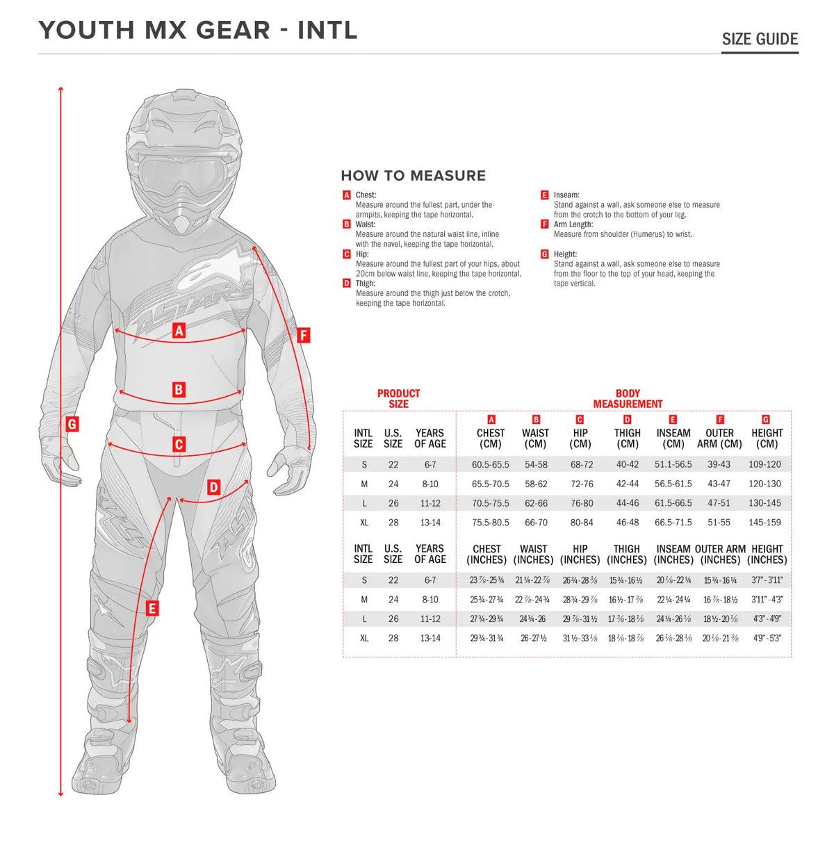 ALPINESTARS(MX) Youth Fluid Apex Crossbyxor Röd/Vit 28 - PE29032685 bild 3 PMIMAGE:3C499ED75CA54496674F
