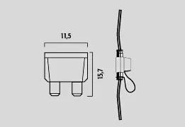 FLOSSER Mini Säkringar 20A 50-pack - PE21300178 bild 2 PMIMAGE:EDC32416EF3AF8EE1C2C