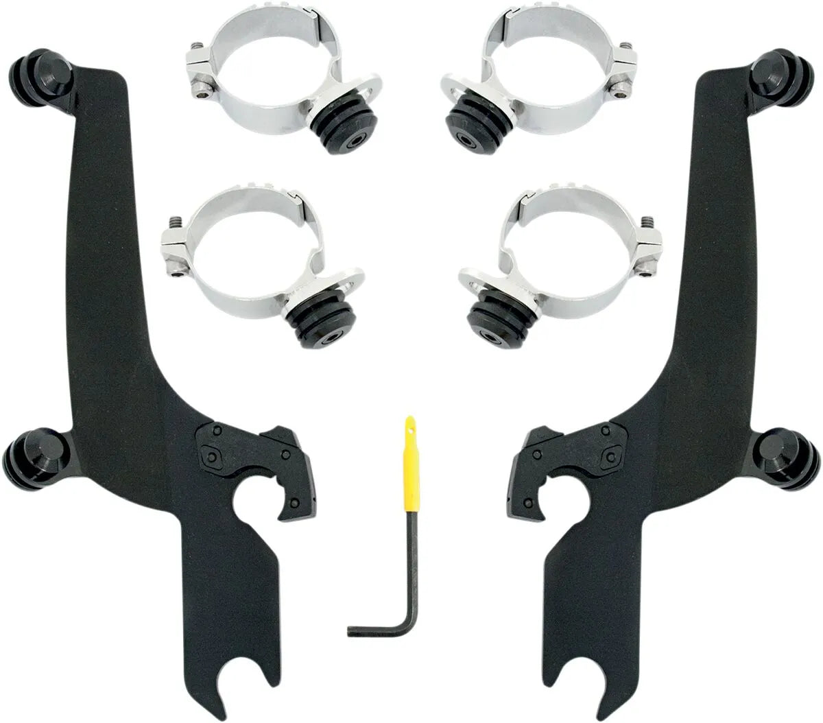 Memphis Shades Metric No-Tool Trigger-Lock Mount Kit for Sportshield Fästdelar & kit för vindrutor - PE23210217 bild 1 PMIMAGE:79D777BDBB99DE51A76F