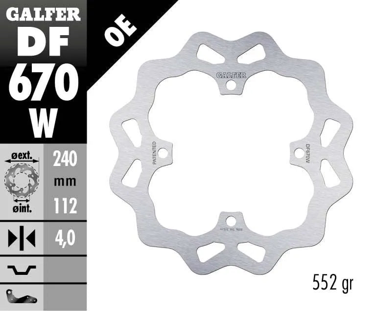Galfer Wave® Brake Rotor Bromsskivor offroad – Bak - PE17111751 bild 2 PMIMAGE:939E3B2C06114AB39AC1