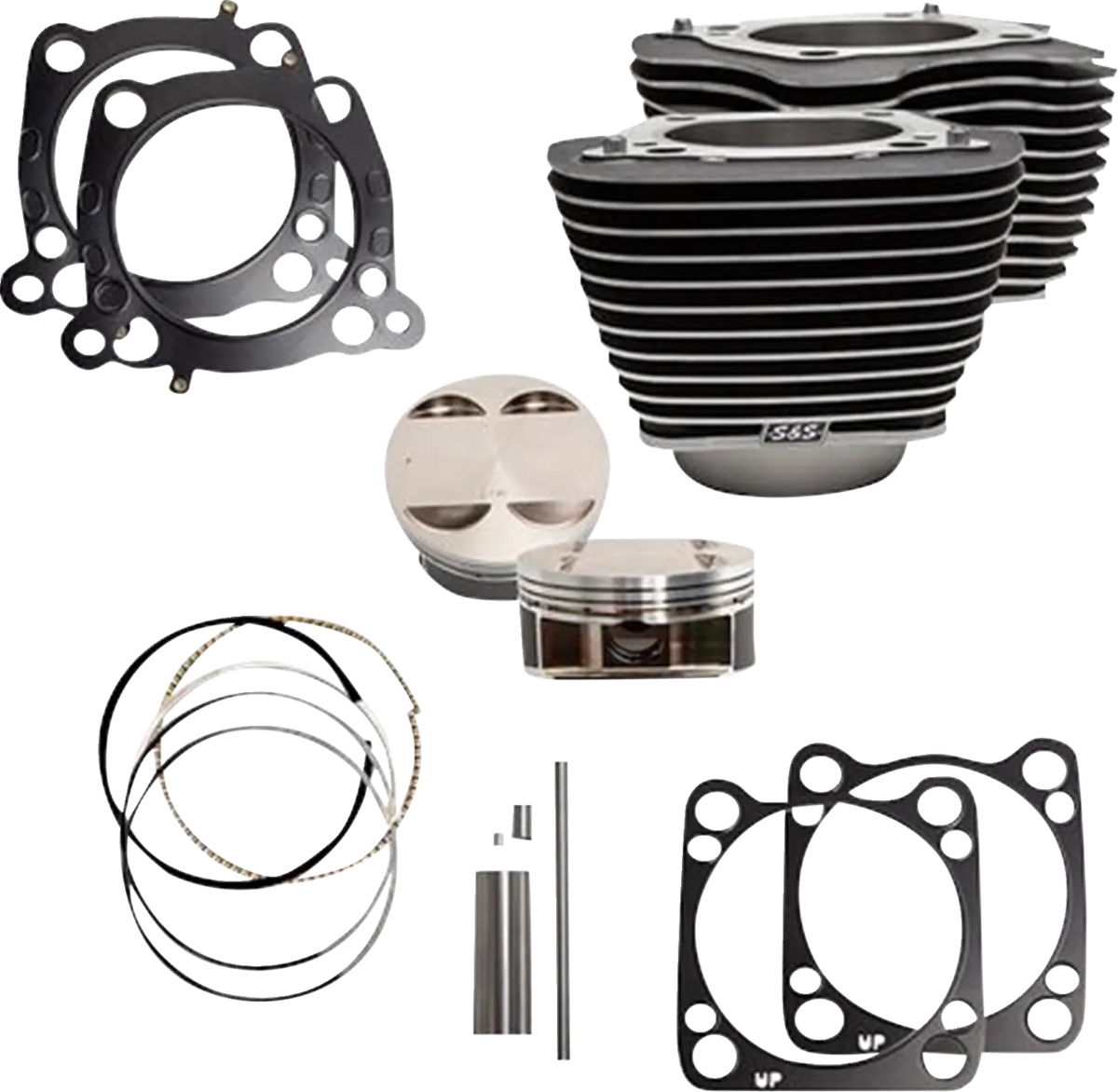 S&S CYCLE Cylinderkit 4,25" borrning med svarta höjdpunkter - PE09311191 bild 1 PMIMAGE:9548C6538DAC95A228AA