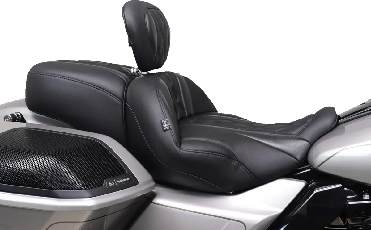 Mustang Deluxe Touring Driver Backrest Ryggstöd för sadlar - PE08220650 bild 2 PMIMAGE:6DCE7F663F27D77DAD32