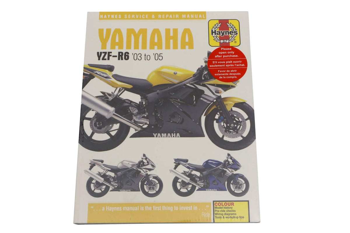 HAYNES Service Manual för Yamaha YZF-R6 (03-05) - PE42010343 bild 1 PMIMAGE:FB7540739A1D1C480FA2