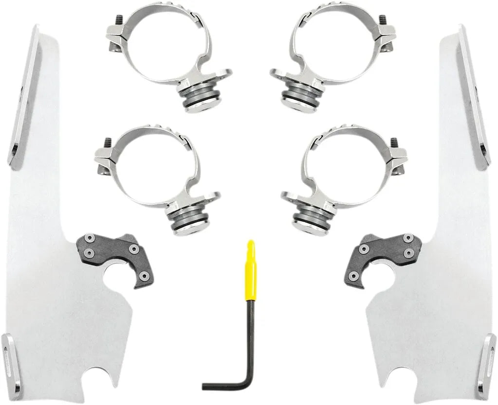 Memphis Shades Hd Fats/Slim Windshield Trigger-Lock Complete Mount Kit Fästdelar & kit för vindrutor - PE23200267 bild 1 PMIMAGE:31BFE566F1E03917DF91