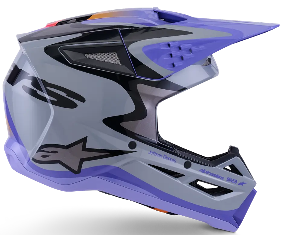 Alpinestars(Mx) Youth SM3 Jettson Offroadhjälm integral barn - PE01111701 bild 3 PMIMAGE:BA88BC418DBB3A7B1D31