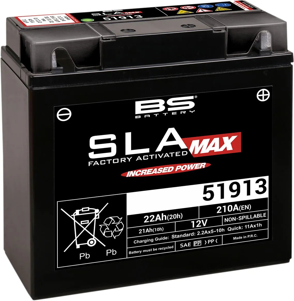 BS BATTERY SLA MAX AGM Underhållsfritt Batteri - PE21130616 bild 2 PMIMAGE:12C5AE6EEE96E475BB87