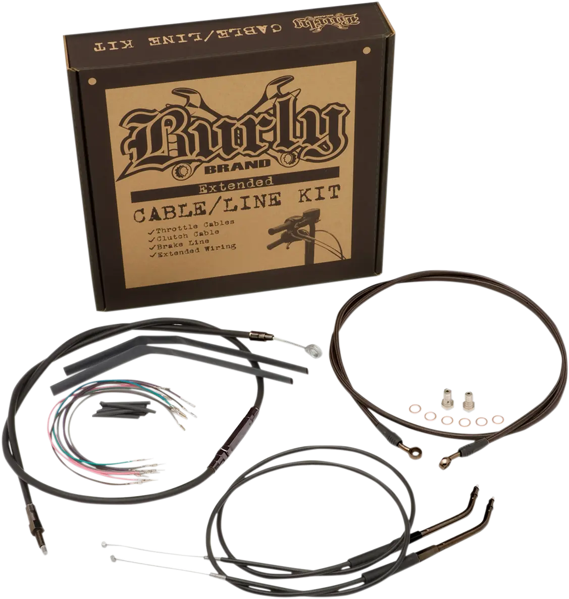 BURLY BRAND Jail Bar Kabelkit 10" för 04-06 XL - PE06101911 bild 3 PMIMAGE:F4DCD7509E42A103F58F