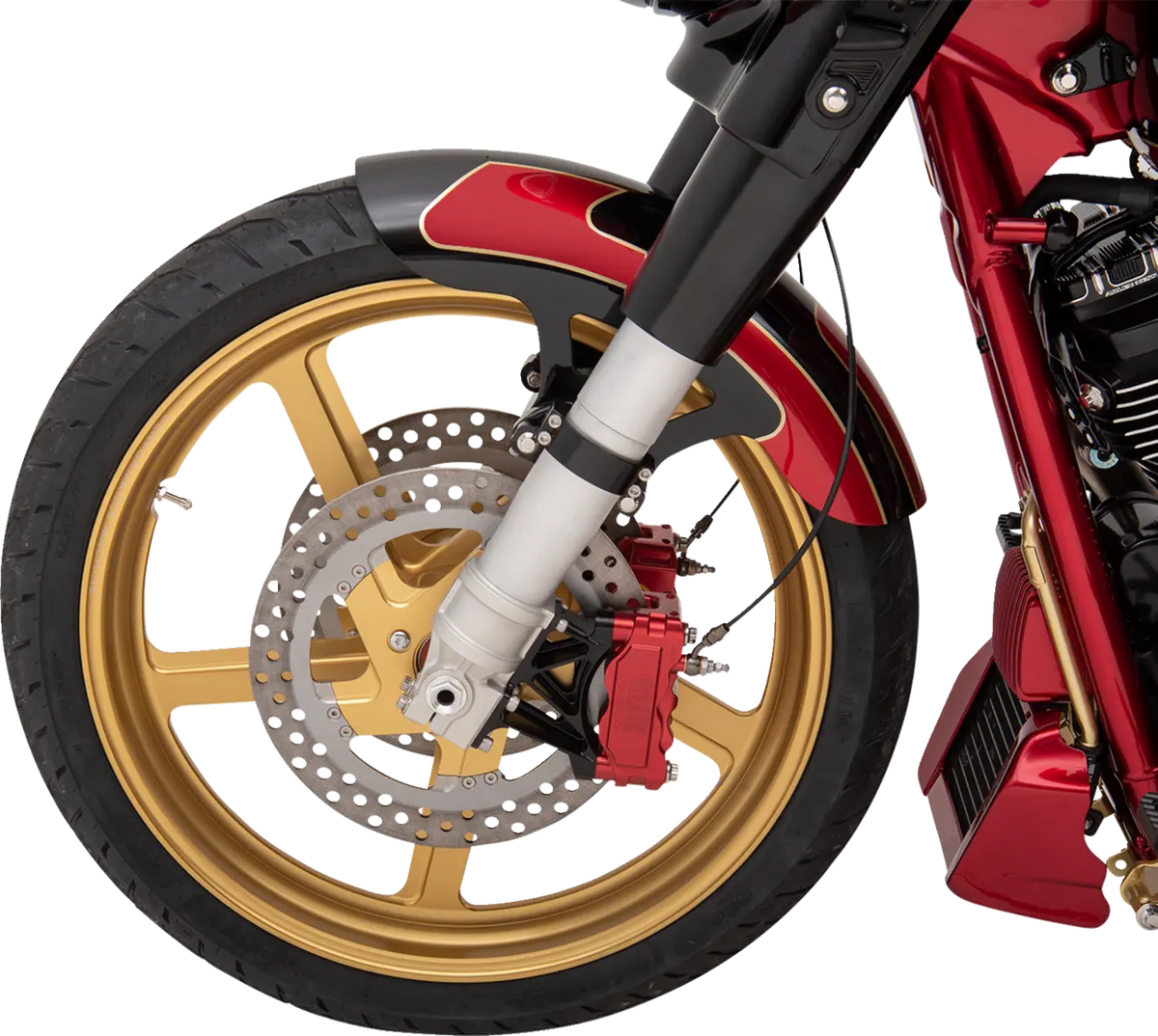 PERFORMANCE MACHINE Two-Piece Front Left Bromsskiva 11,8" Guld - PE17103739 bild 3 PMIMAGE:CC643DBAFBEDA74601A8