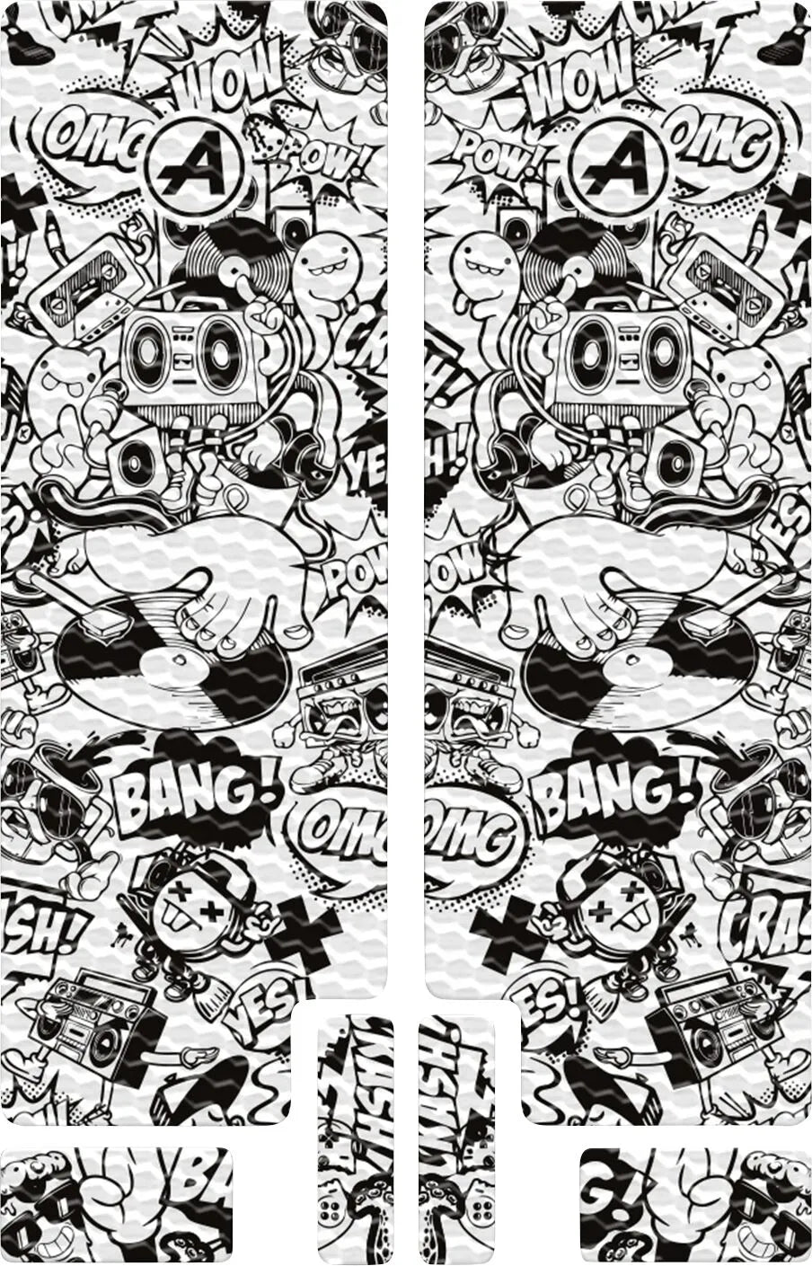 ALGIS Fork Decal Textured BK Comic - PE43202514 bild 1 PMIMAGE:88B3B8440BE8366014F0