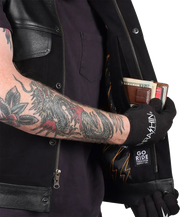 Thrashin Supply Co Kanan Leather/Denim Riding Vest Jacka textil herr - PE28208095 bild 4 PMIMAGE:B6032366F5B78926ACB3