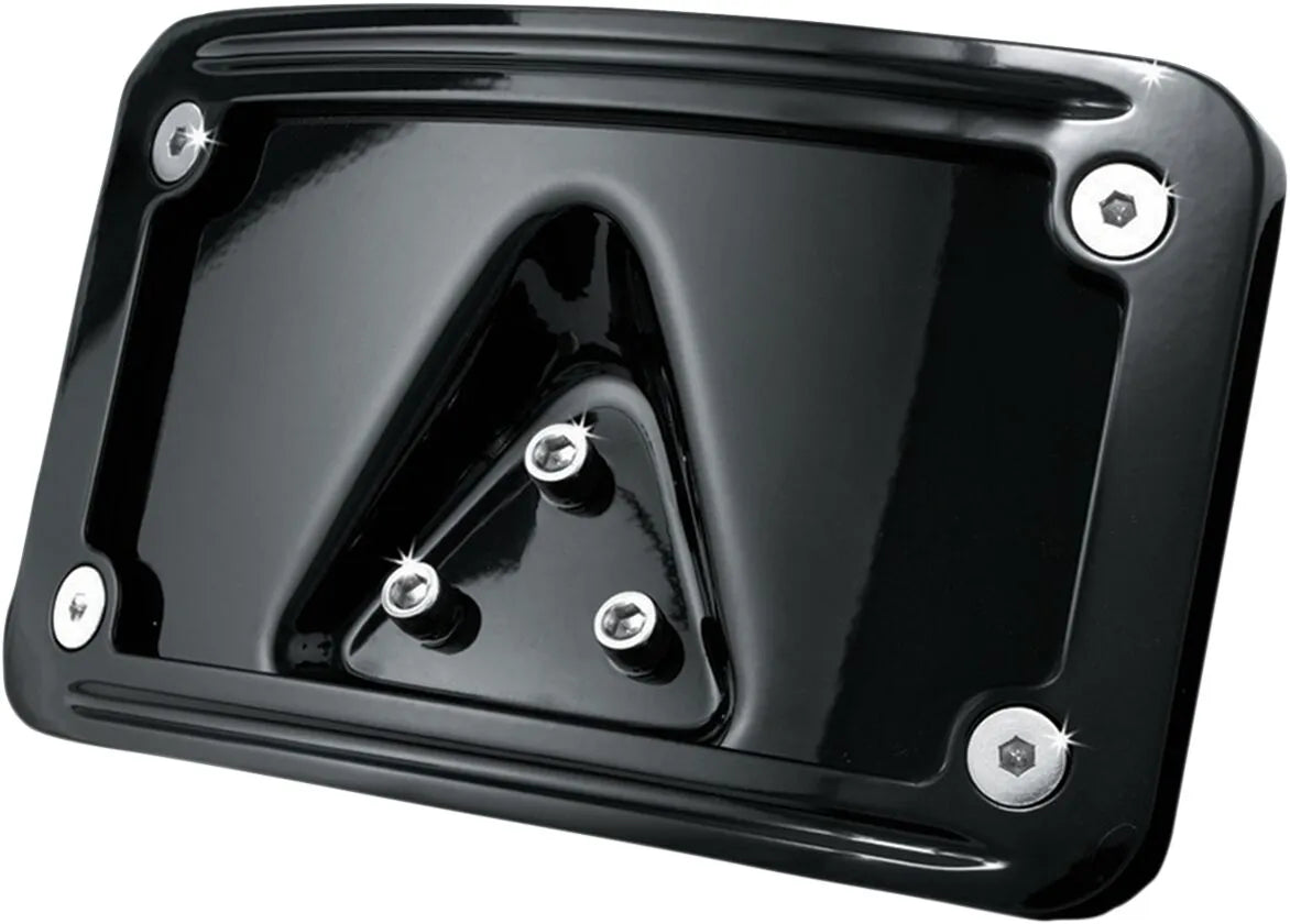 KURYAKYN Curved Laydown Licensskyltshållare med Ram - PE20300586 bild 1 PMIMAGE:4F3F416C90309EEDBD6B