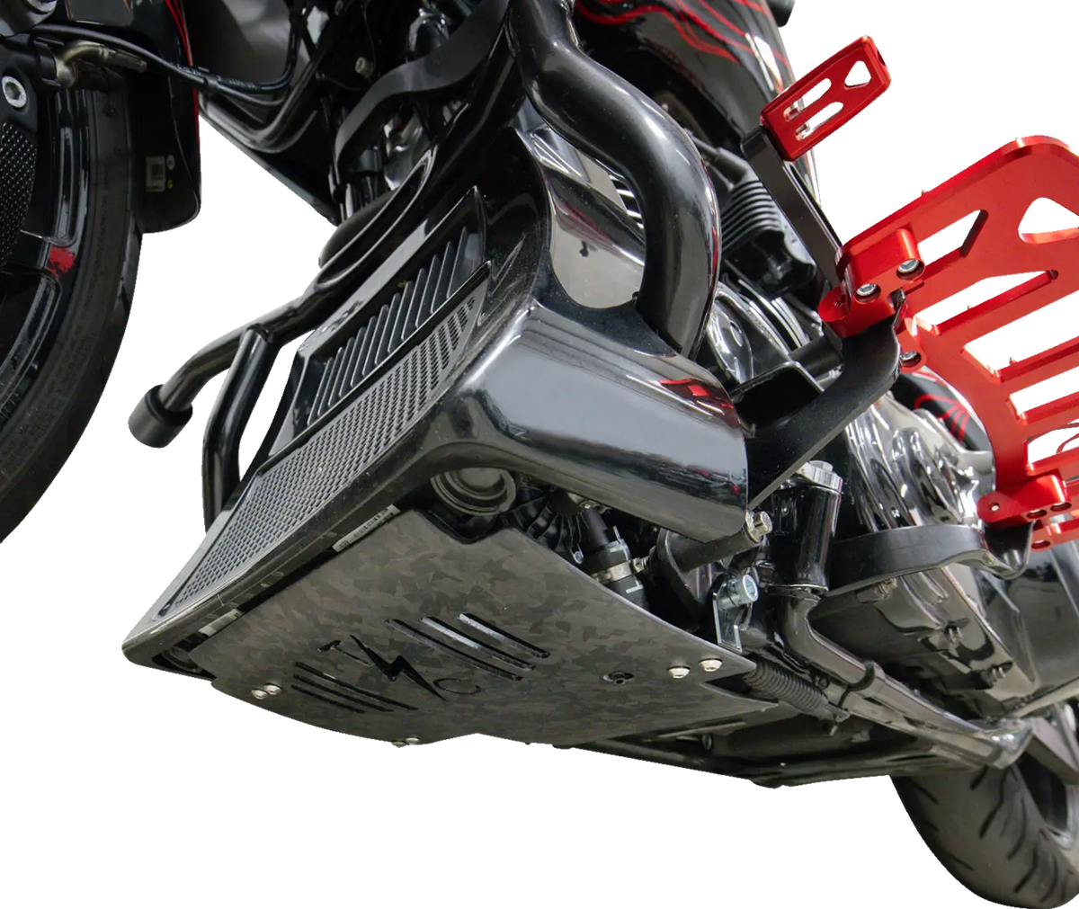 Thrashin Supply Co Forged Carbon Fiber Skid Plate Motorskydd - PE05062532 bild 5 PMIMAGE:6770C61B34F0BF602DEC