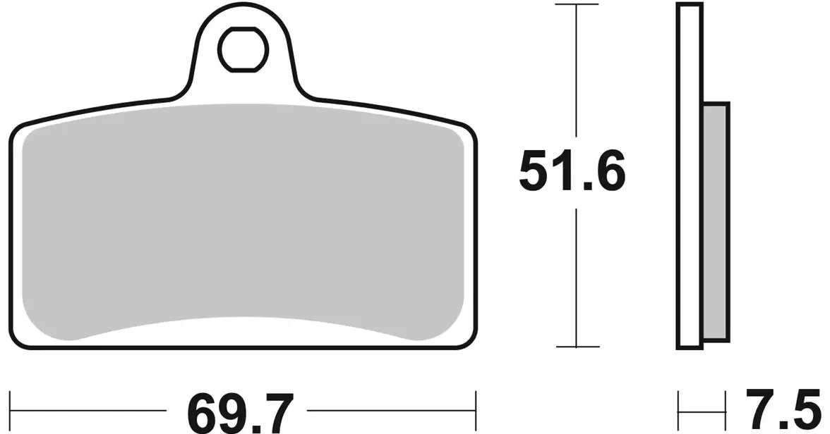BREMBO Bromsbelägg SA Sinter Fram - PE17213869 bild 2 PMIMAGE:3899658C5B7AD4271230