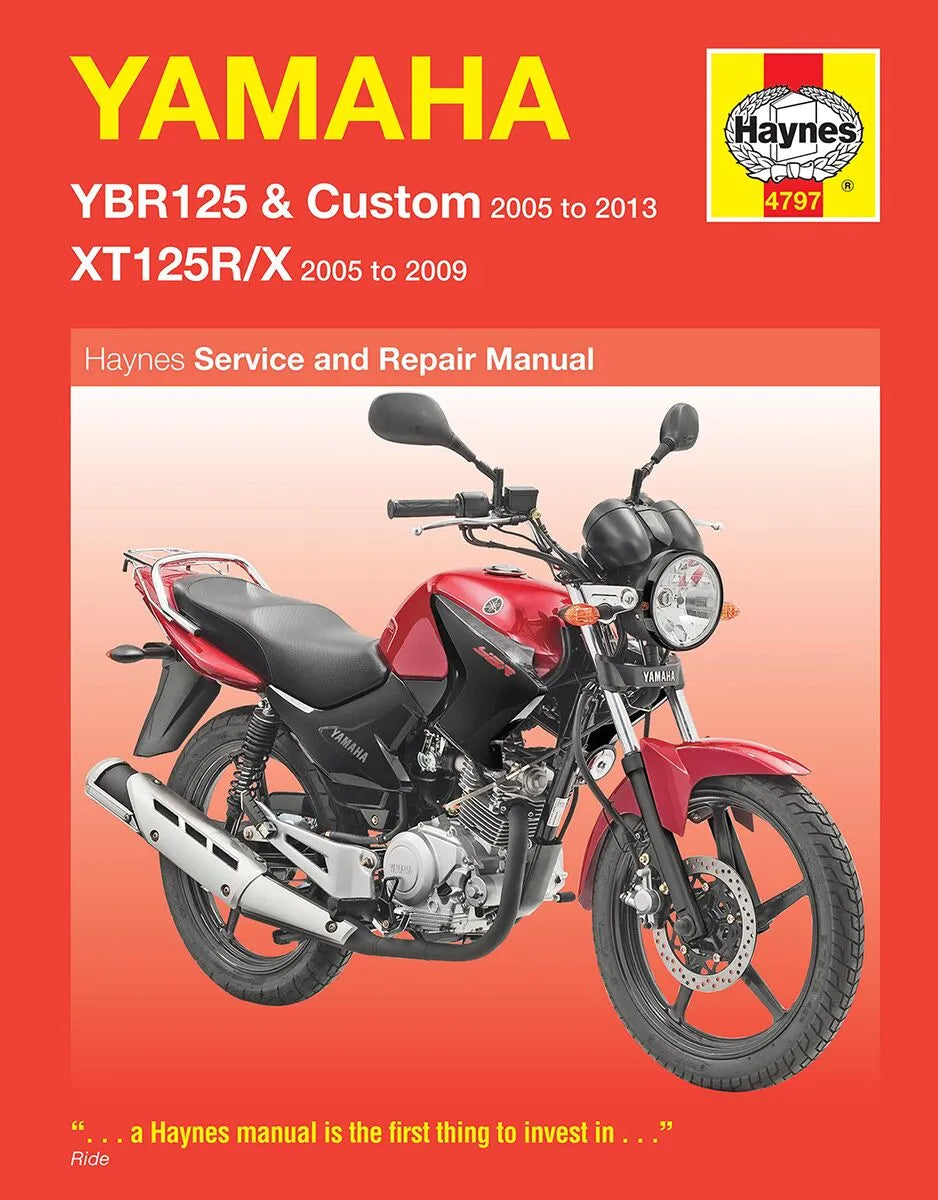 HAYNES Service Manual Yamaha YBR125 & XTI25R/X - PE42010302 bild 1 PMIMAGE:0A6BB312C66DF6598120