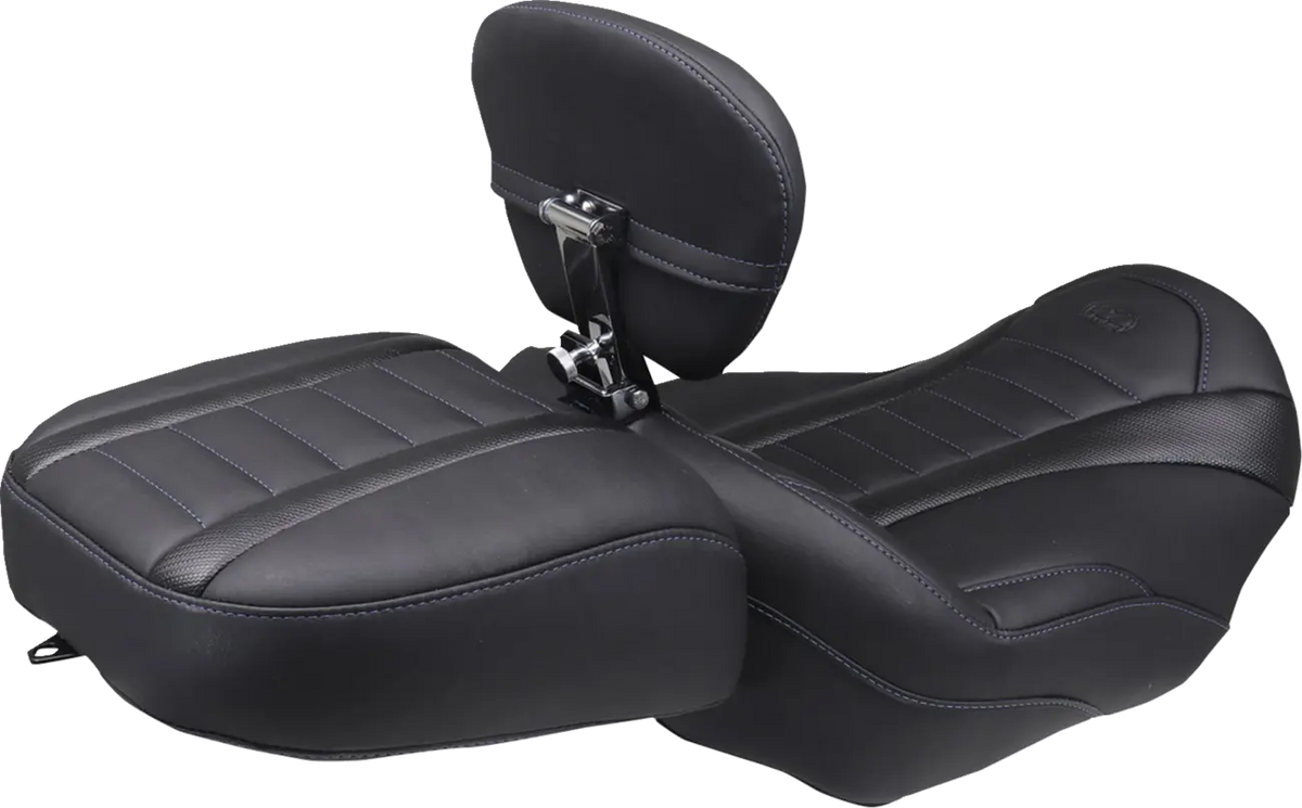 Mustang Wide Deluxe Touring Passenger Seat Sadlar Harley Touring - PE08012123 bild 2 PMIMAGE:C010A878E6622E73892E