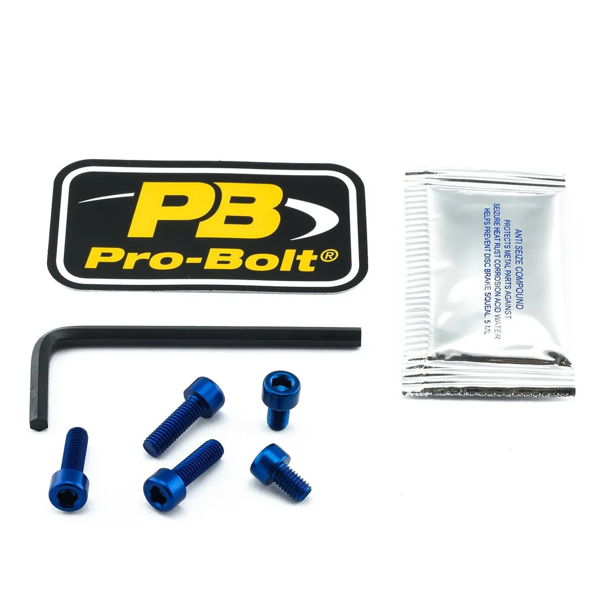 PRO BOLT Aluminium Bränslelock Kit Blå - PE07040080 bild 1 PMIMAGE:58A6535D563D2F424D5F