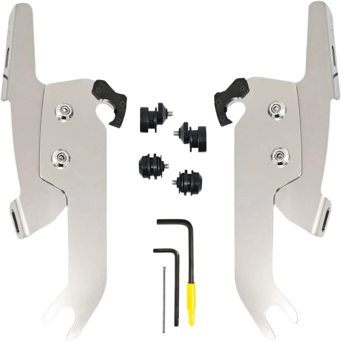 Memphis Shades Hd Fats/Slim Windshield Trigger-Lock Complete Mount Kit Fästdelar & kit för vindrutor - PE23200252 bild 1 PMIMAGE:9D5A1FC6F15B302B9D51