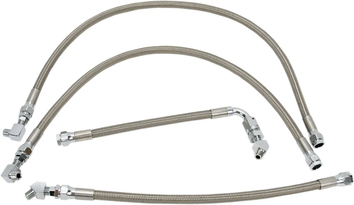 Drag Specialties Stainless Steel Braided Oil Line Kit Oljelinor - PE07110037 bild 1 PMIMAGE:B683FC124722AD59056D