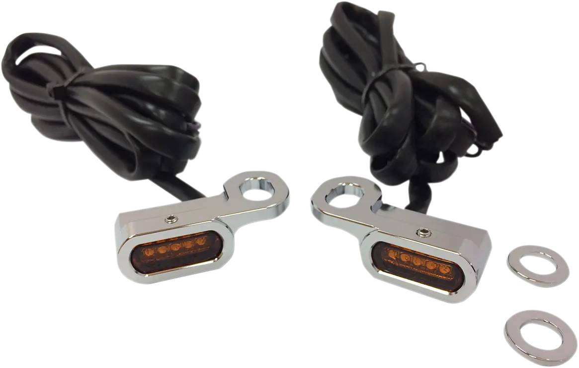 DRAG SPECIALTIES LED styrmarkörljus krom amber - PE20402128 bild 1 PMIMAGE:C59A6CED1D9C4B0B3921