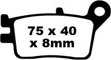 EBC FA Series Organiska Bromsbelägg Bak - PE17220251 bild 1 PMIMAGE:6EF1643678372B8E699E