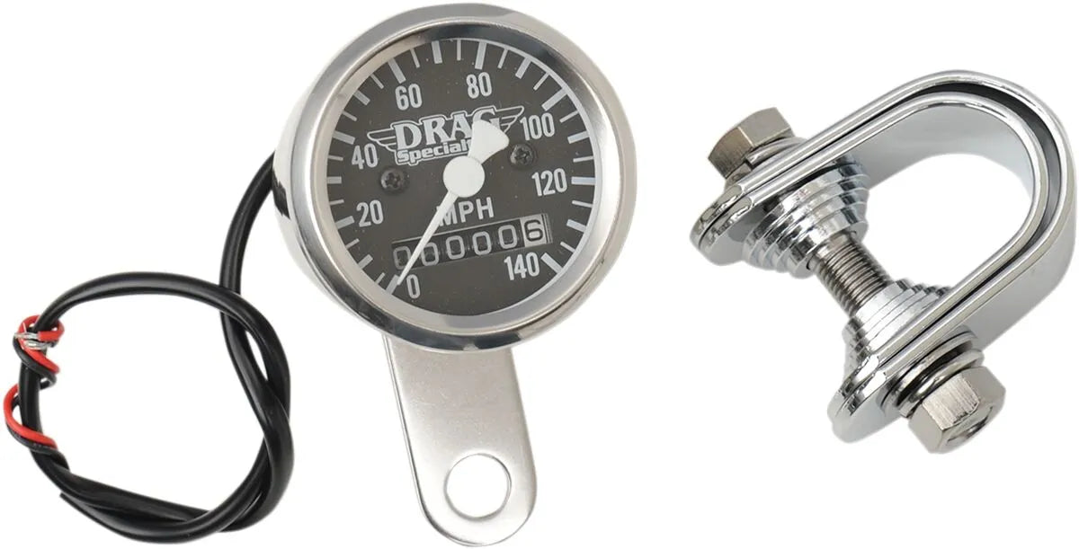 Drag Specialties 1-7/8" 140 MPH Mini Mechanical Speedometer Hastighetsmätare - PE78056843 bild 1 PMIMAGE:CBAAB66D3CD343461B48